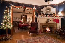 Victorian Christmas Interior