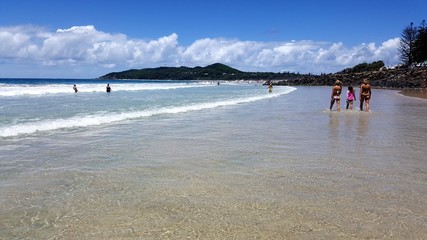 Plage de Byron Bay, Nouvelle Galles Du Sud, Australie