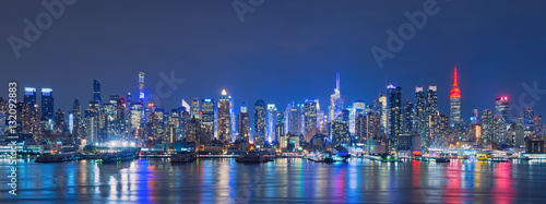 Plakat Skyline z Nowego Jorku, USA