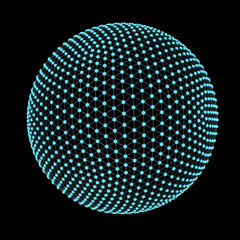 Sticker - spherical structure