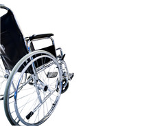 Wheelchair On A White Background