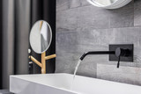 Fototapeta  - Washbasin with wall mounted tap
