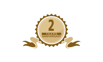 2 years ribbon anniversary