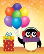 Party penguin theme image 9
