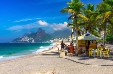 Fototapete - Ipanema beach in Rio de Janeiro. Brazil