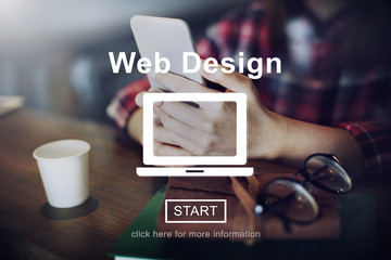 Web Design Homepage Internet layout Software Concept