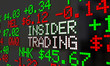 Insider Trader Illegal Stock Market Trading Ticker Symbols 3d Il