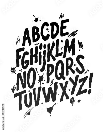 czcionki-szkic-czcionki-strony-alfabet-wektorowy