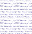 Unidentified handwriting scribble. Seamless pattern