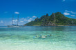 © robertharding - Very clear turquoise waters on Monuriki Island (Cast Away Island), Mamanuca Islands, Fiji, South Pacific
