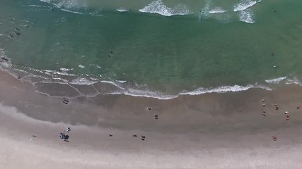 Poster - Top View of People Enjoying a Summer day in a beach