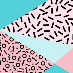Aufkleber - Hipster geometric background