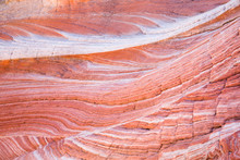 Pink And White Sandstone Layers