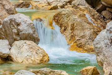 view of the fast river