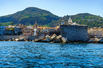 Wall Mural - Lipari, Port of Lipari