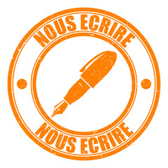 Canvas Print - Logo nous écrire.