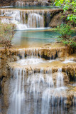 Fototapeta Las - Huay Mae Kamin waterfall