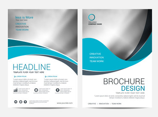 Brochure template flyer background for business design