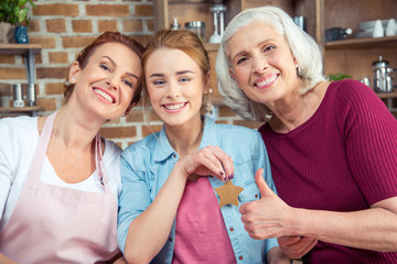 Wall Mural - Family of three generations