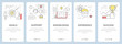 © skypicsstudio - Vector thin line flat design, consulting concept vertical banners