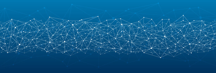 Blue Social Network Background