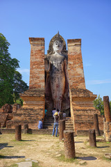Fototapete - sukhothai historical park in Thailand