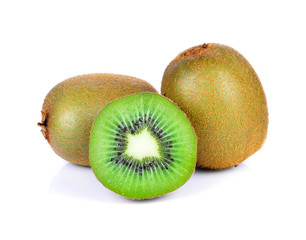 Kiwi fruit isolated on white background