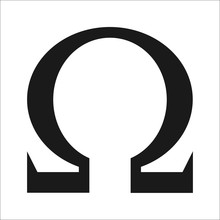 Ohm Icon. Web Icon. Omega Symbol