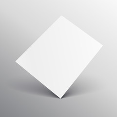 Wall Mural - elegant white a4 paper mockup