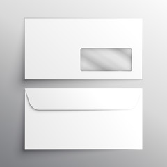 Wall Mural - realistic envelope mockup template