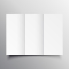 Wall Mural - trifold brochure mockup template