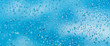 © Roxana - Rainy wet cold blue sky eco seasonal natural abstract background with water drops