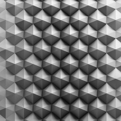 Poster - Parametric hexagonal pattern, 3d illustration