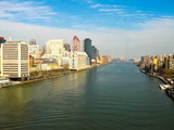 Fototapeta Miasta - New York City Manhattan view with skyscrapers