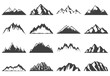 Vintage Mountains Icons Collection