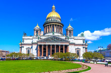 St. Isaac's Cathedral In St. Petersburg, Russia