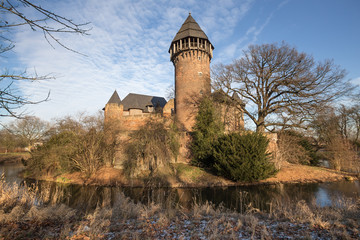 Wall Mural - castle linn krefeld germany