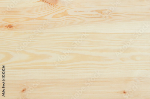 Cuadros en Lienzo Fresh knotted pine wood planks background top view