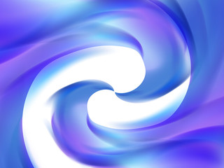 Wall Mural - Abstract white background with blue and purple wavy lines. Abstract color wave design element. Blue wave.