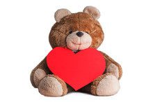 Teddy Bear With A Red Heart
