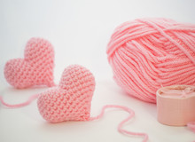 Cute Handmade Crochet Hearts