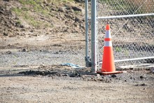Chain Link And Cone