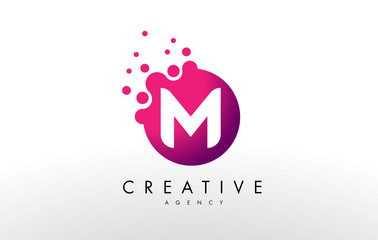 Poster - Letter M Logo. M Letter Design Vector