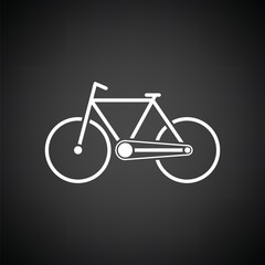 Poster - Ecological bike icon