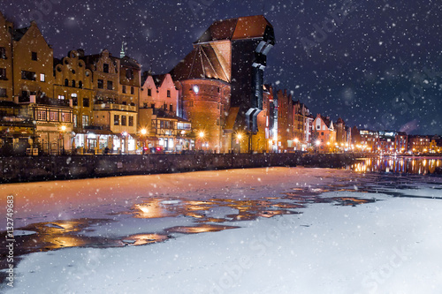Zdjęcie XXL Gdańsk w zimie, Polska