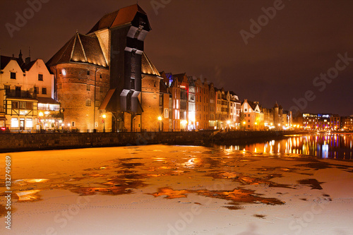 Zdjęcie XXL Gdańsk w zimie. Polska