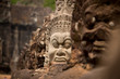 Cambodia Angkor Wat face statue temple stone ruin 