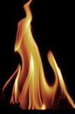 Fototapeta  - Fire flames background