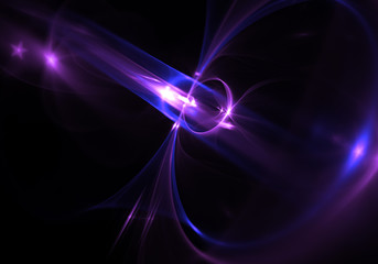 pruple blue lens flare background