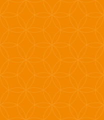 Neutral Seamless Linear Pattern. Geometric Circles Vector Backgr